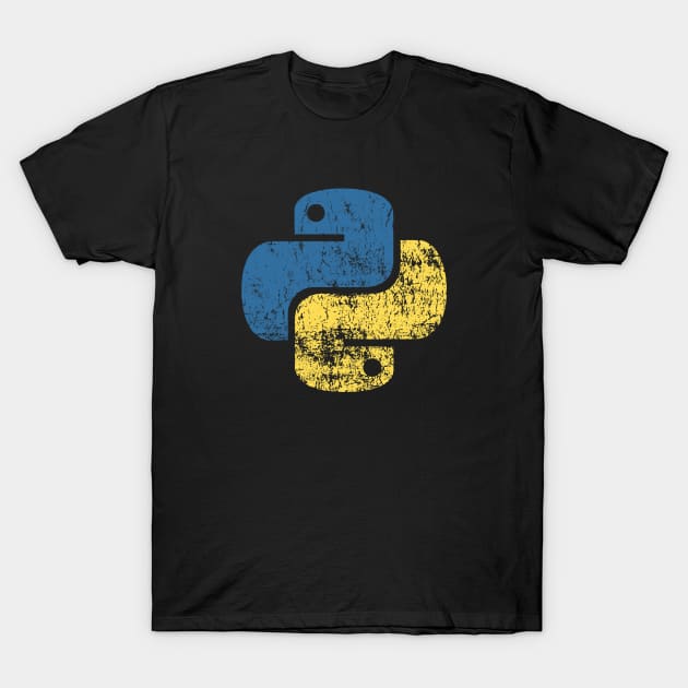 Python Programming Retro Code T-Shirt by zadaID